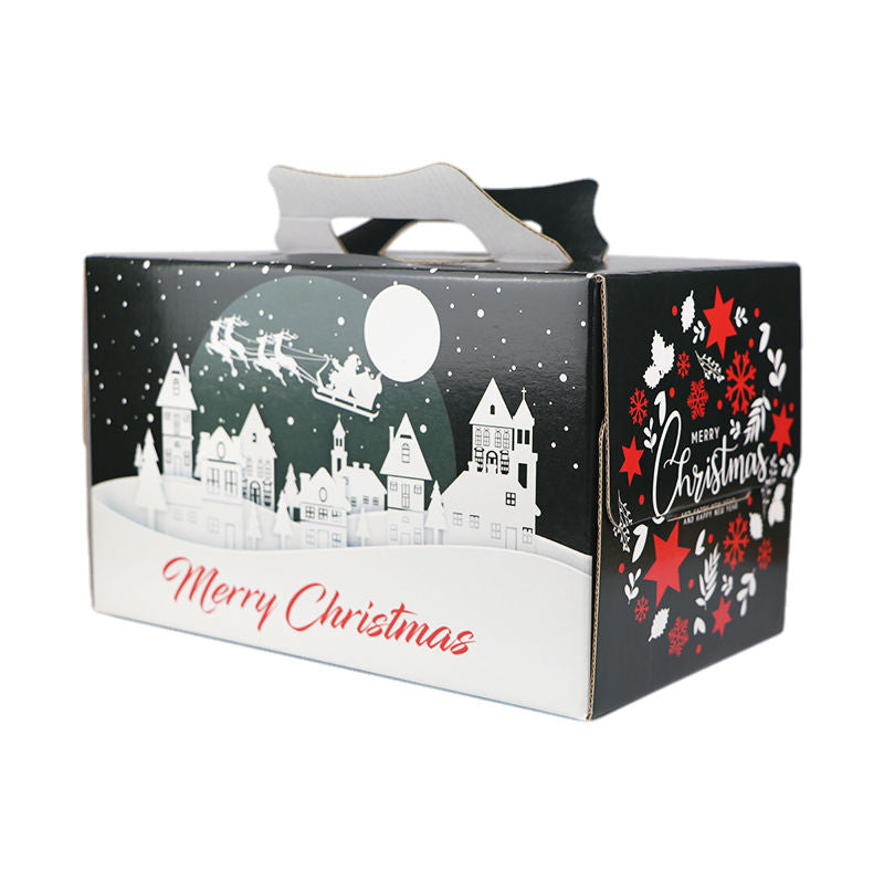 Redman Darkgreen Log Cake Box 10X6X6  - 1 Pc