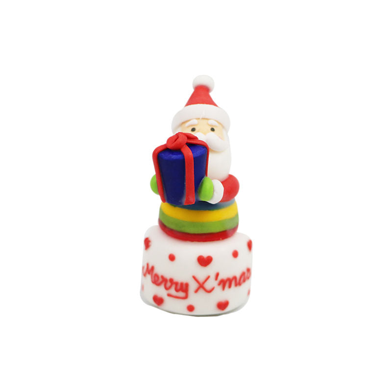 Redman Decor Icing Santa Medium 6.7X3.5Cm 1001 - 1 Pc
