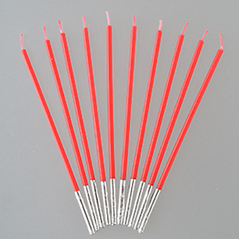 Tomiz Slim Candle (Red) 10Pc  - 1 Pc