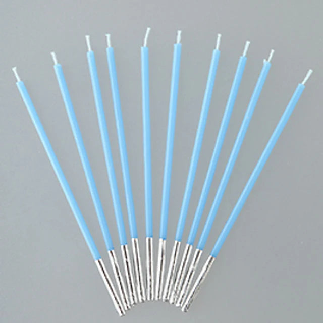 Tomiz Slim Candle (Sky Blue)  - 10 Pc