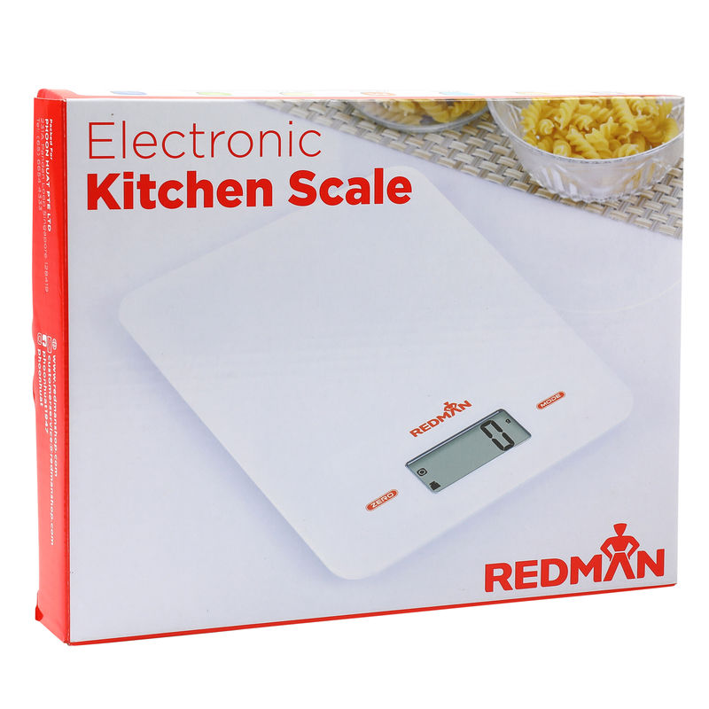Redman Kitchen Scale Digital Plastic White 5Kg  - 1 Pc