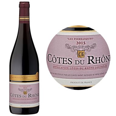 Selection A. Florent Cotes Du Rhone Pierrasques Red Wine  - 75Cl