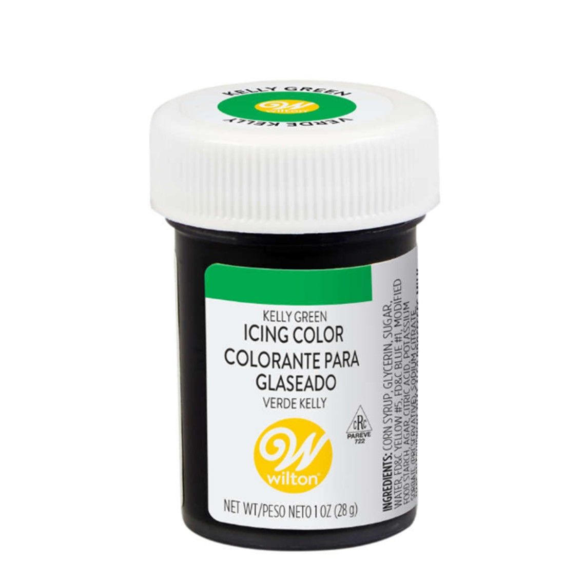 Wilton Icing Col Kelly Green Intl 04-0-0046 1Oz - 1 Pc