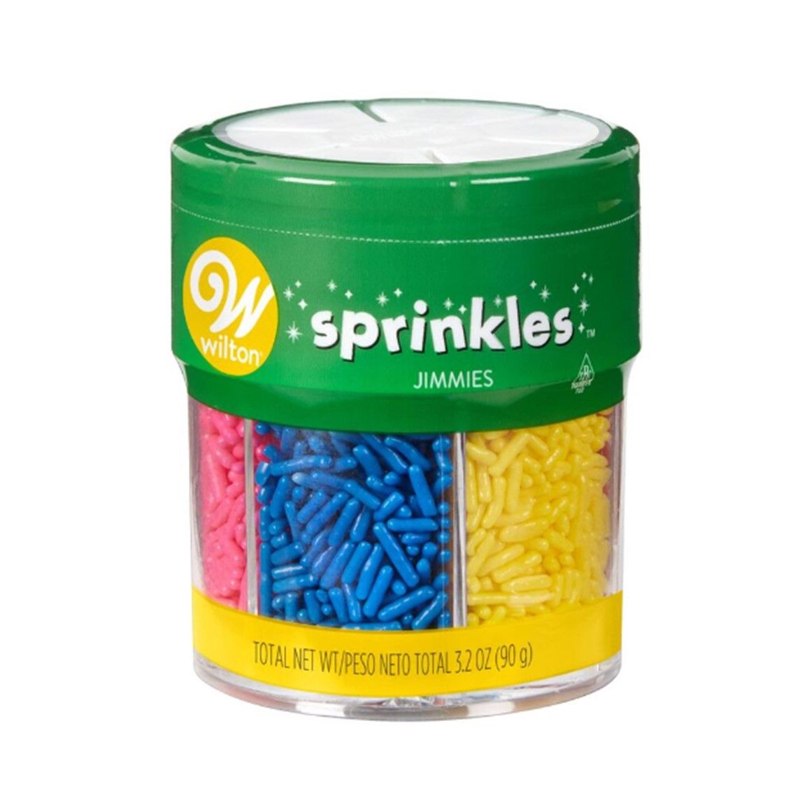 Wilton Sprinkles 6Mix Jimmies 710-5363 3.18Oz - 1 Pc