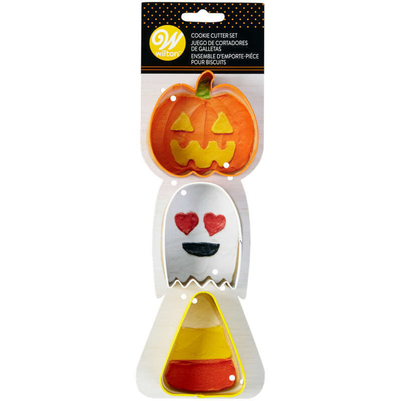 Wilton Metal Pumpkin Ghost Cutter 2308-7566 3Pc  - 1 Pc