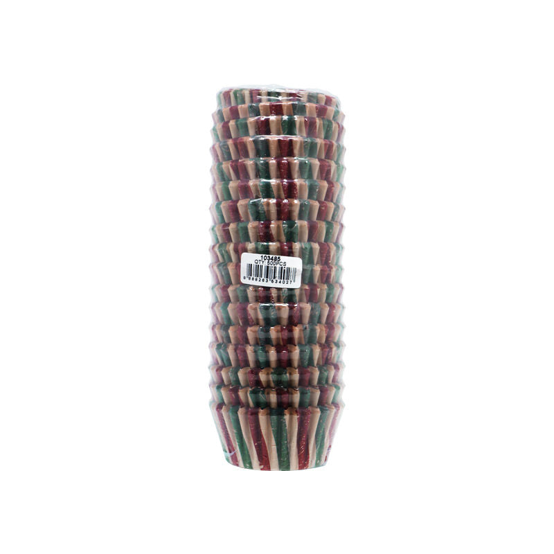 Redman Baking Cases Greaseproof 110Mm Rg Stripe  - 00Pc