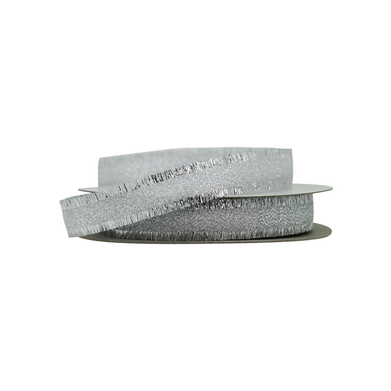 Redman Ribbon Silver Fray Edge 16Mmx25M - 1 Pc
