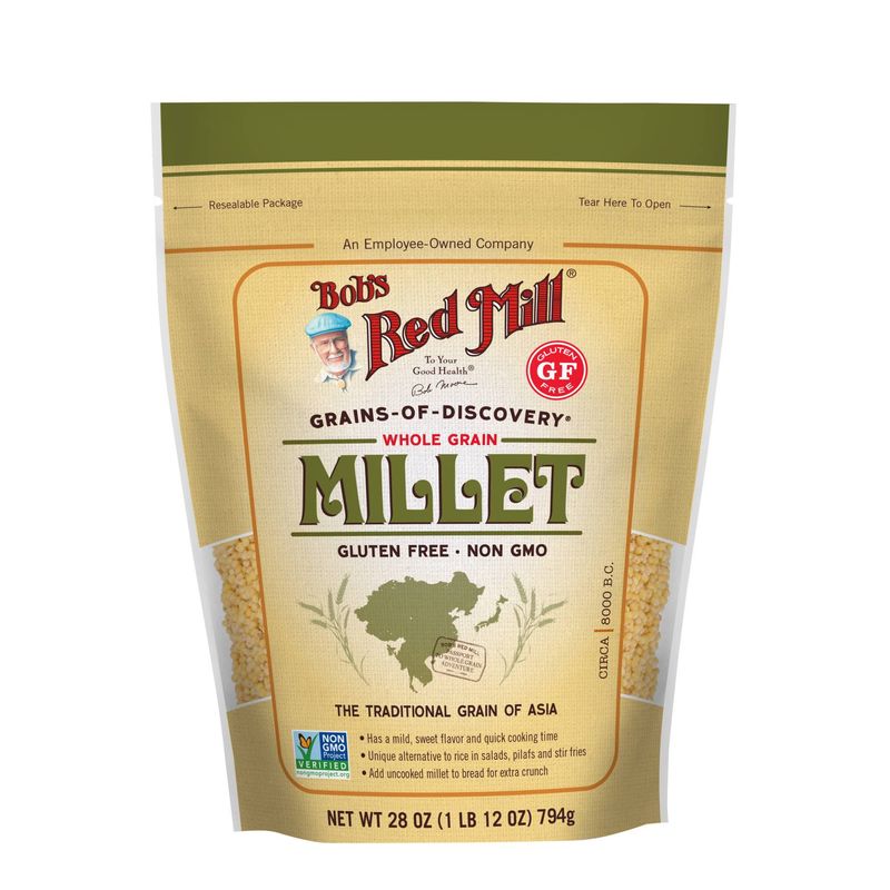 Bob'S Red Mill Gf Millet Hulled  - 28Oz
