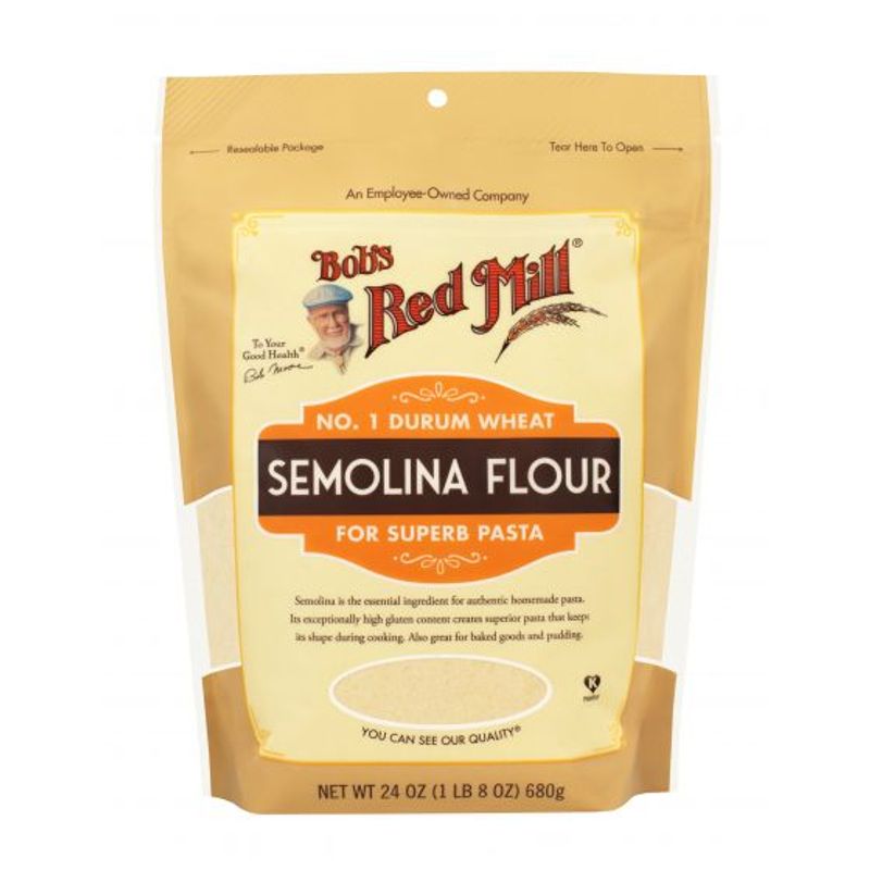 Bob'S Red Mill Semolina Pasta Flour Bob'S R M  - 24Oz