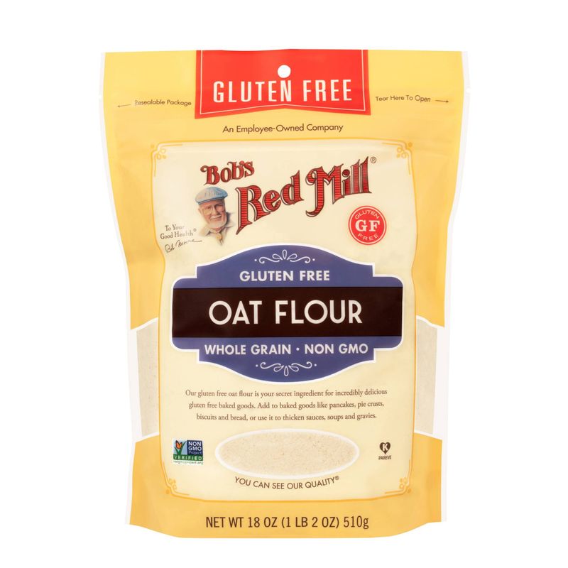 Bob'S Red Mill Gf Whole Grain Oat Flour  - 18Oz