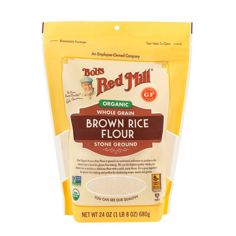 Bob'S Red Mill Brown Rice Flour Org/Bob'S R M  - 24Oz