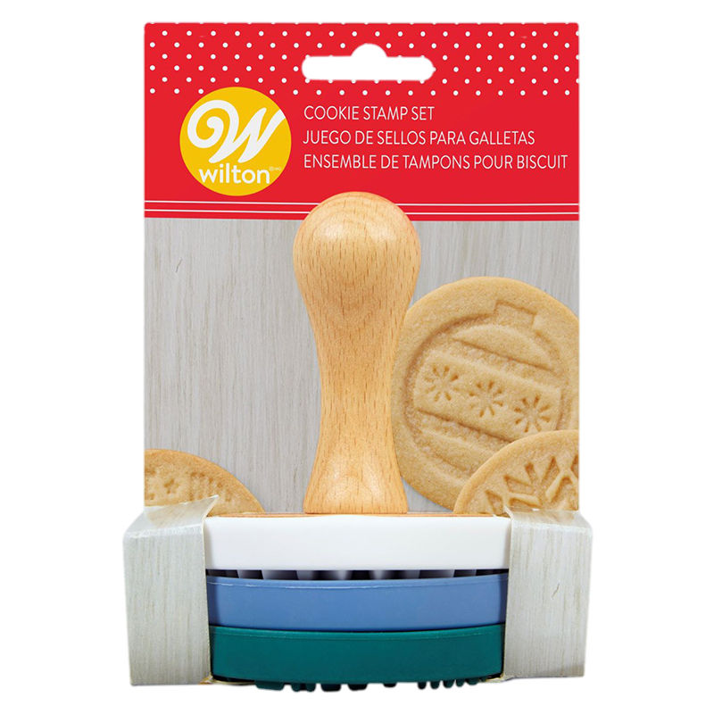 Wilton Xmas Cookie Stamp 4Pc 2104-0-0019  - 1 Pc