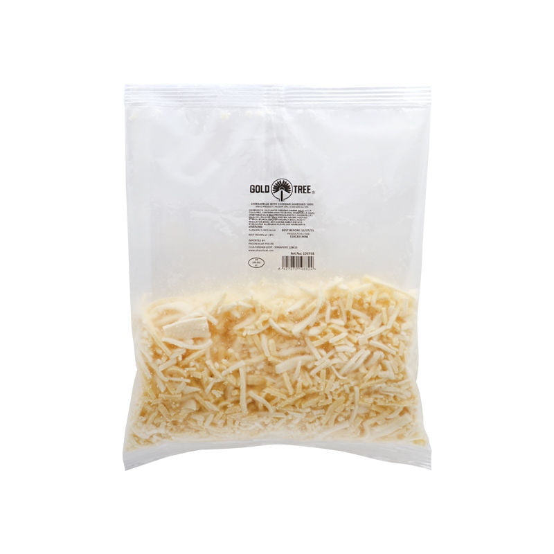 Goldtree Shredded Cheesarella Cheddar Cheese  - 500 G