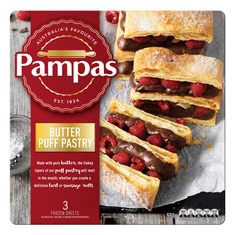 Pampas Pastry Butter Puff R/R  -  3Pc