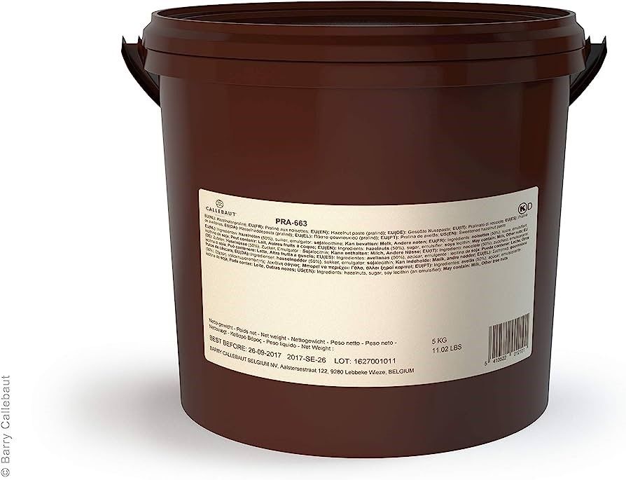 CallebautHazelnut Paste Praline 5Kg Callebaut- 1 Pc