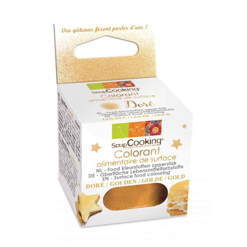 Scrapcooking Artificial Surface Gold Col Powder  - 5 G