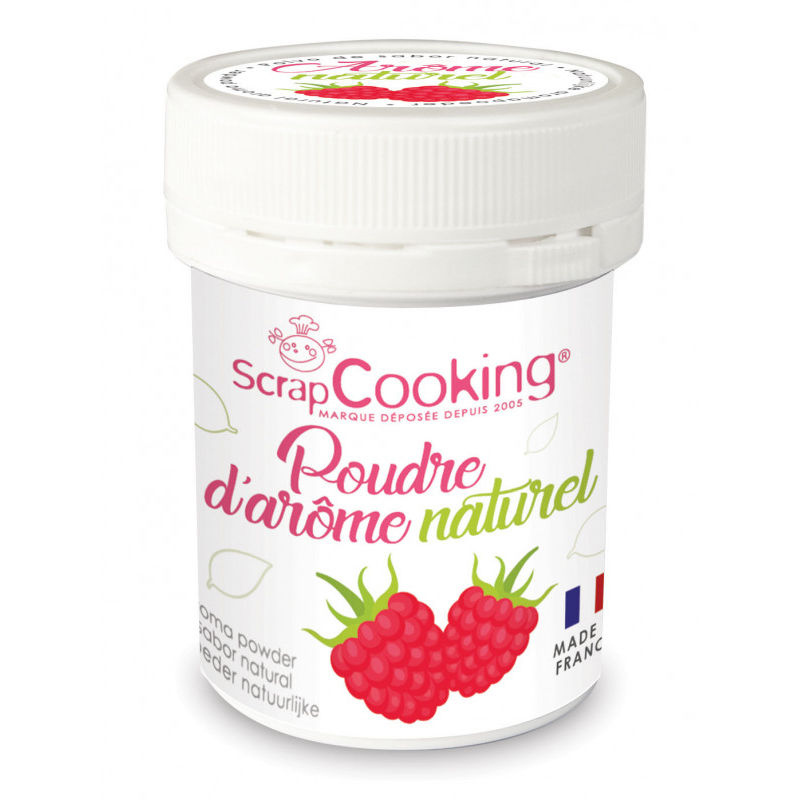 Scrapcooking Natural Raspberry Flavour Powder  -  15 G