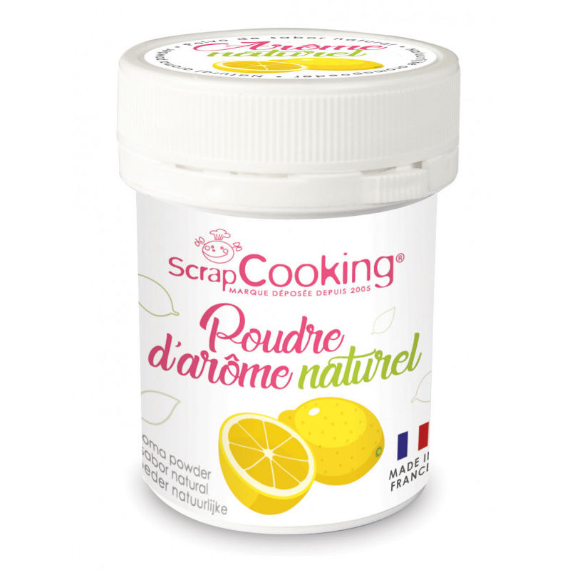 Scrapcooking Natural Lemon Flavour Powder  -  15 G