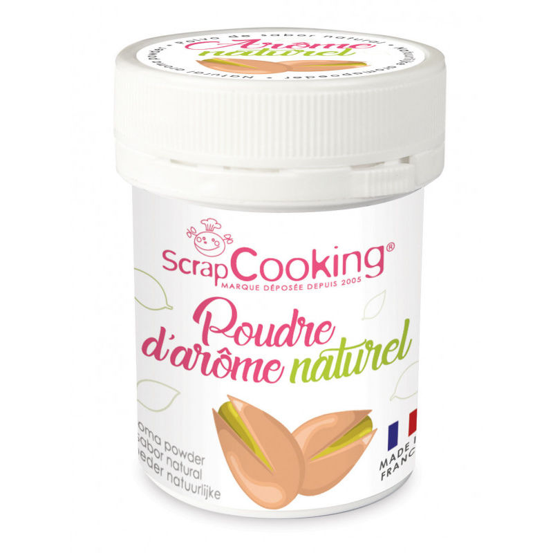 Scrapcooking Natural Pistachio Flavour Powder  -  15 G