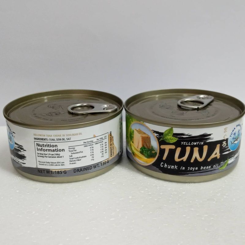 Tuna Paradise Tuna Chunk In Soybean Oil  - 185 G