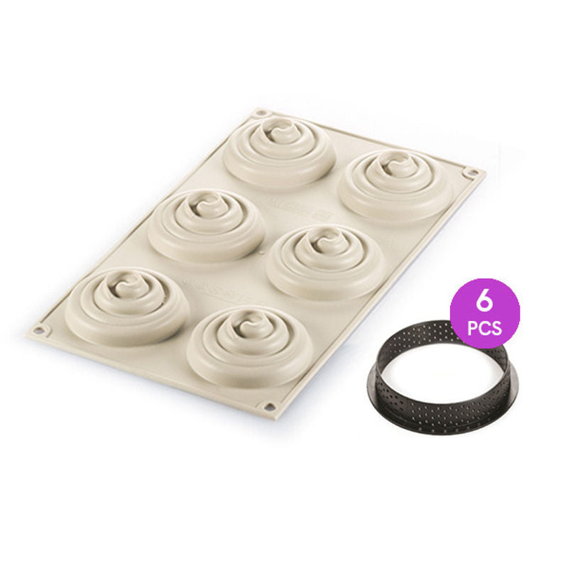 Silikomart Kit Mini Tarte Twist 25.273.13.0065  - 1 Pc