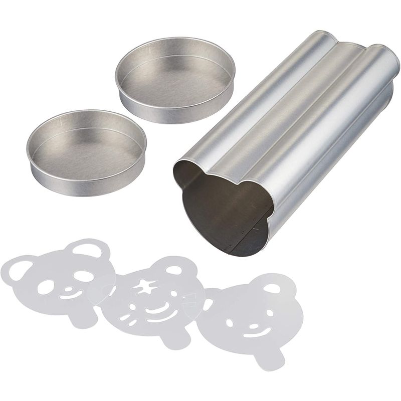 Tomiz Bear Shaped Bread Mould W Stencils  - 1 Pc