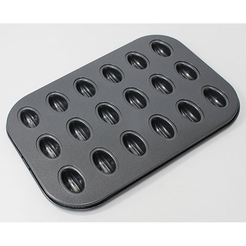 Tomiz Almond Shaped Mould Non-Stick 18Cav  - 1 Pc