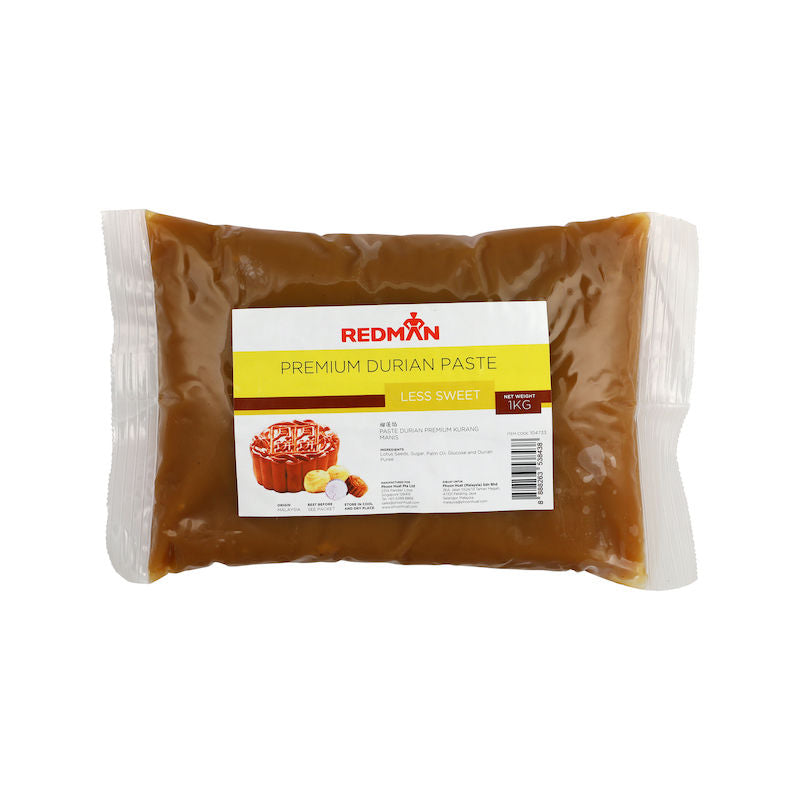 Redman Mooncake Paste Premium Durian Less Sweet  -  1Kg