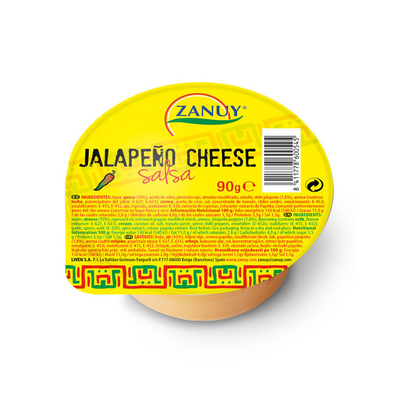 Zanuy Jalapeno Cheese Salsa  -  90 G