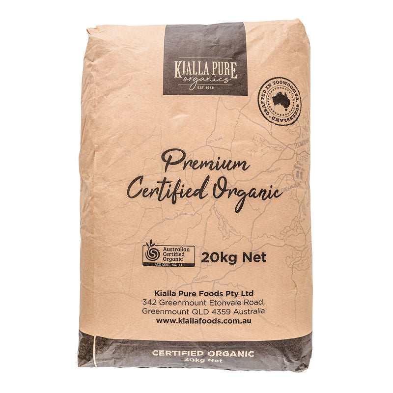 Kialla Organic Bread And Pizza Flour  - 20Kg