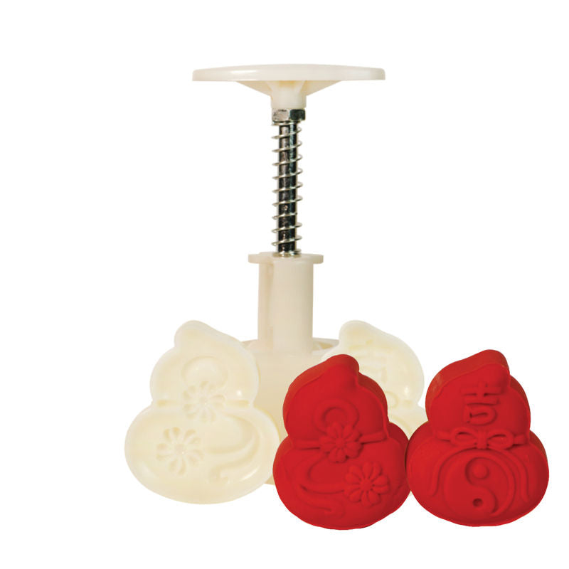 Redman Mooncake Mould Plastic Gourd 50G  - 1 Pc