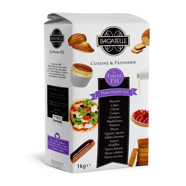 Bagatelle Rouge Flour T55 (For Cuisine & Patisserie)  - 1 Kg