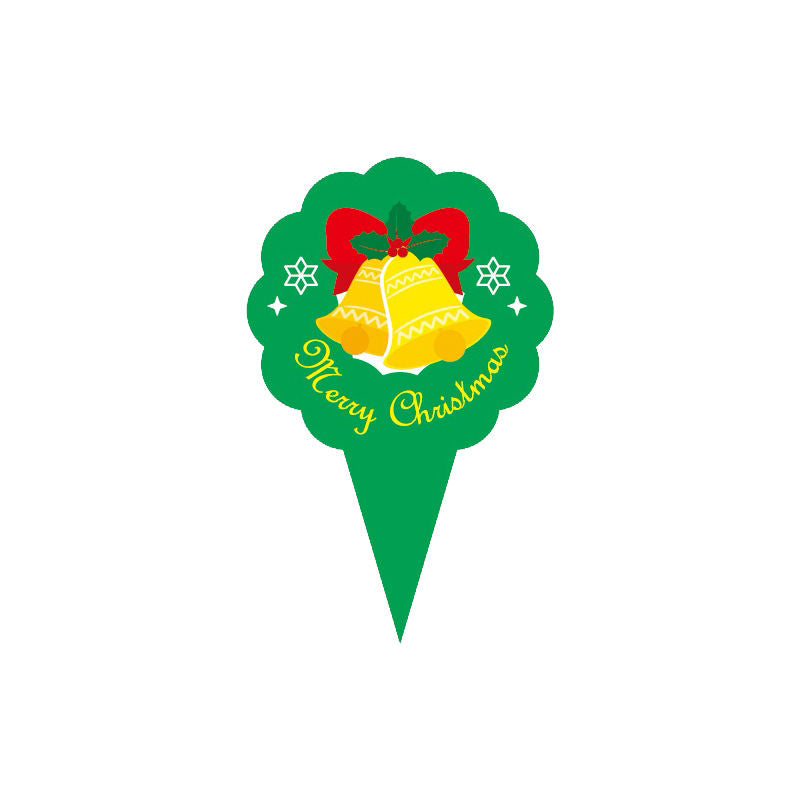 Redman X'Mas Decor Card Bell  - 100 Pc