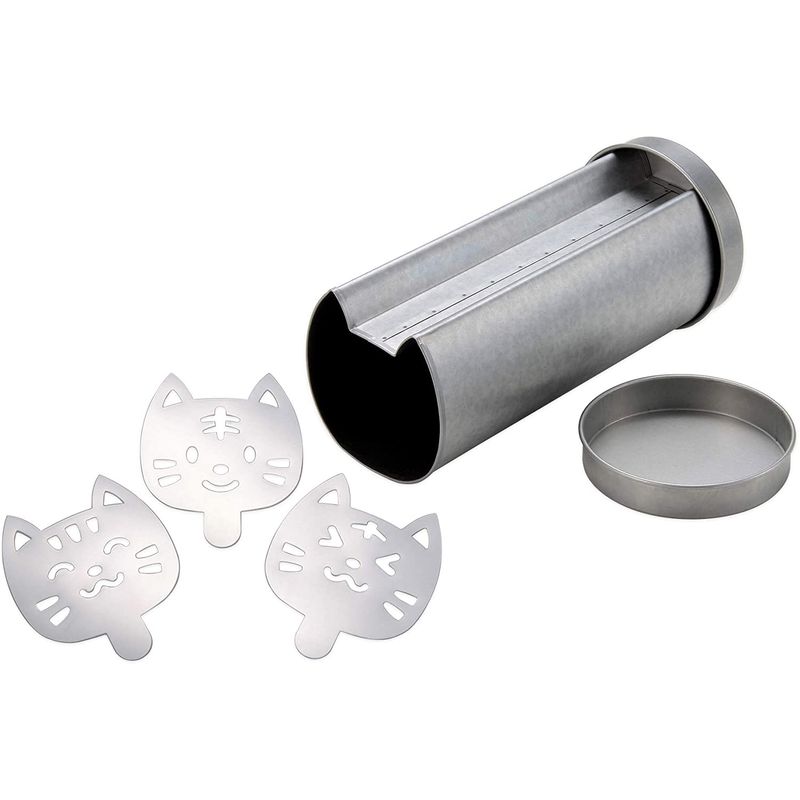 Cake Land Bread Pan With Stencil Cat 91X221X85Mm  - 1 Pc