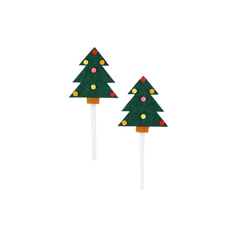 Redman Decor On Pick X'Mas Tree 6.5X3Cm  -  504