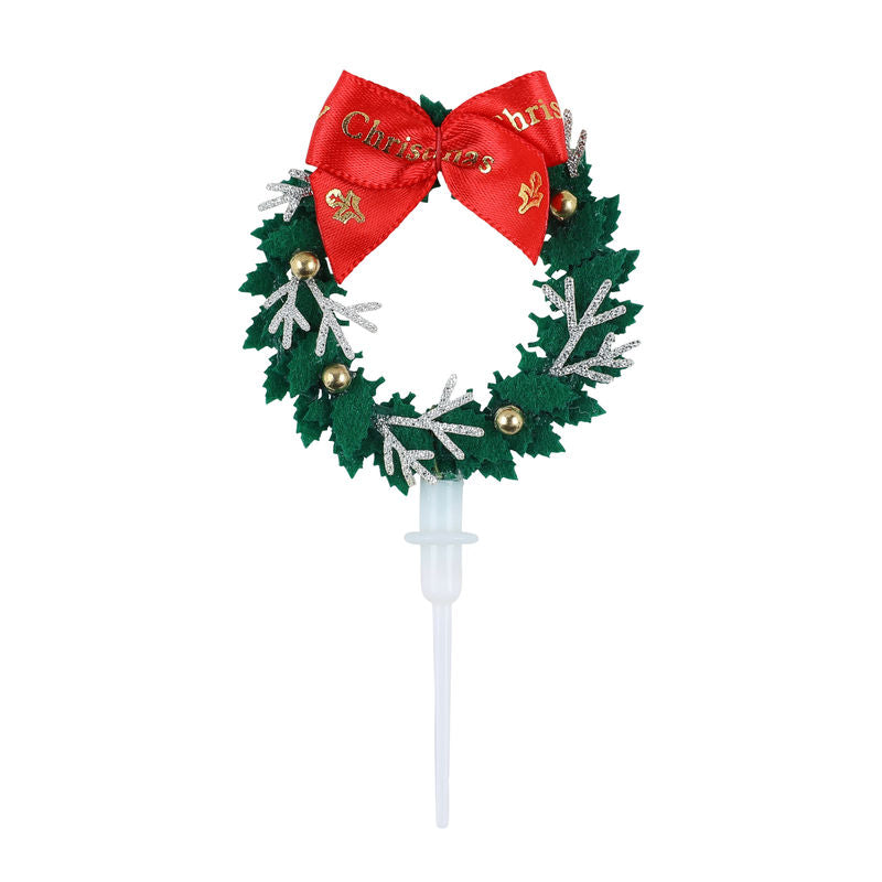 Redman Decor On Pick X'Mas Wreath 10X5.5Cm  -  620