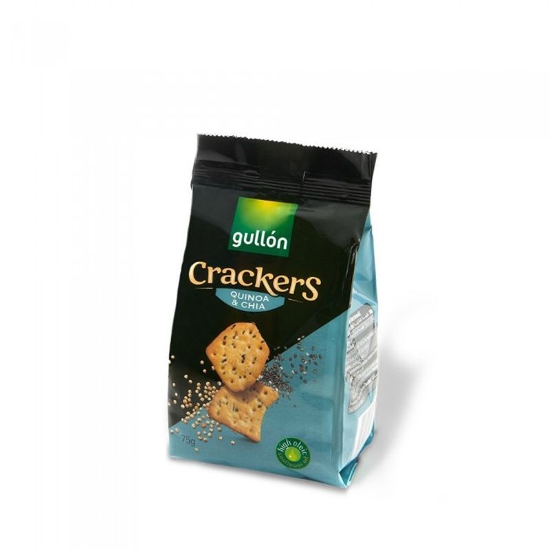 Gullon Chia & Quinoa Crackers  -  75 G
