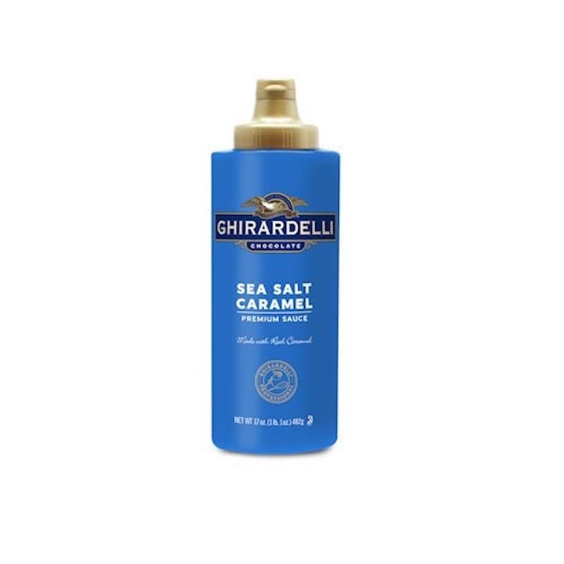 Ghirardelli Sea Salt Caramel Sauce Squeeze Bottle  - 454 G