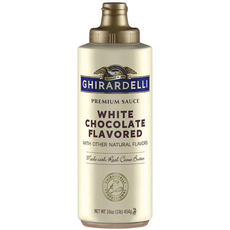 Ghirardelli Chocolate White Sauce Squeeze Bottle  - 454 G