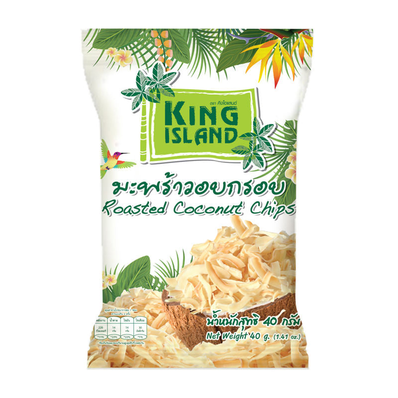 King Island Coconut Chip Original  -  40 G