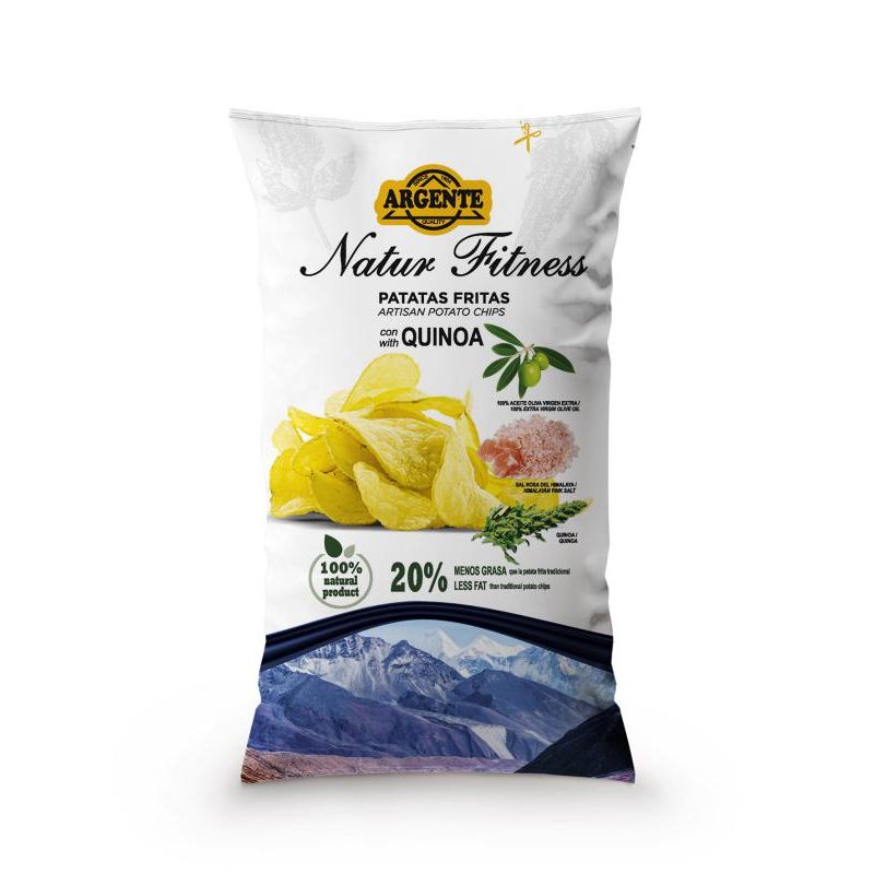 Argente Quinoa Chips With Evoo & Himalayan Salt  - 150 G