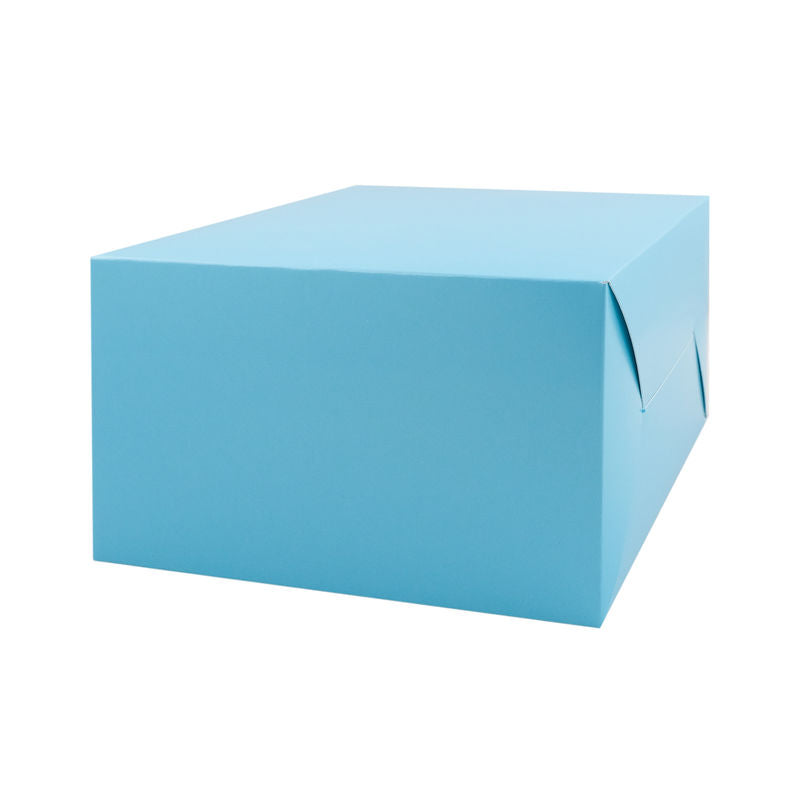 Redman Cake Box Pastel Blue 8X8X5"  - 5Pcs