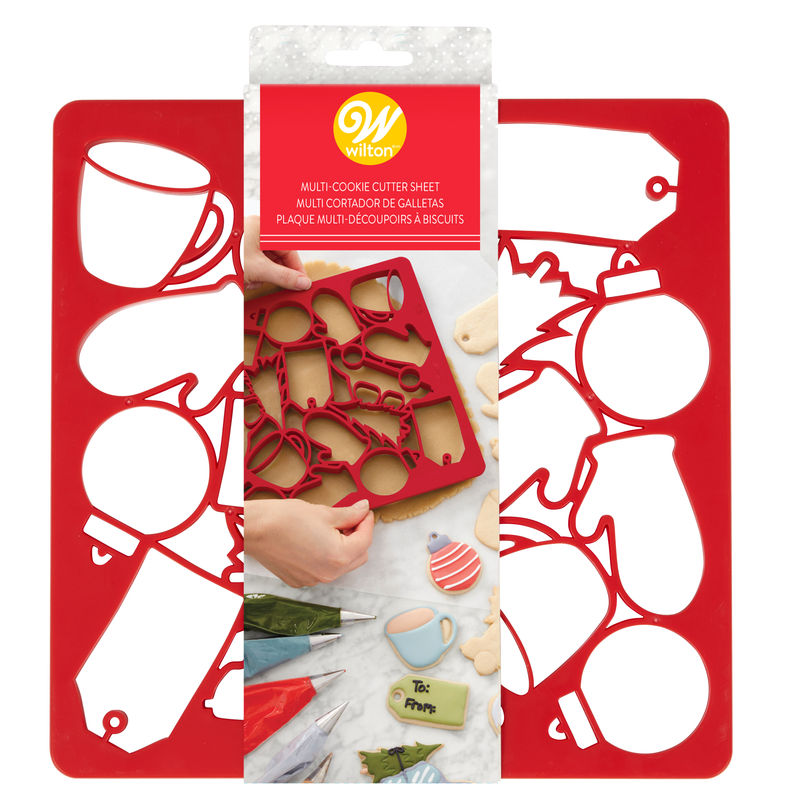 Wilton Multi Cookie Xmas Cutter Sheet 2304-0-0013  - 1 Pc