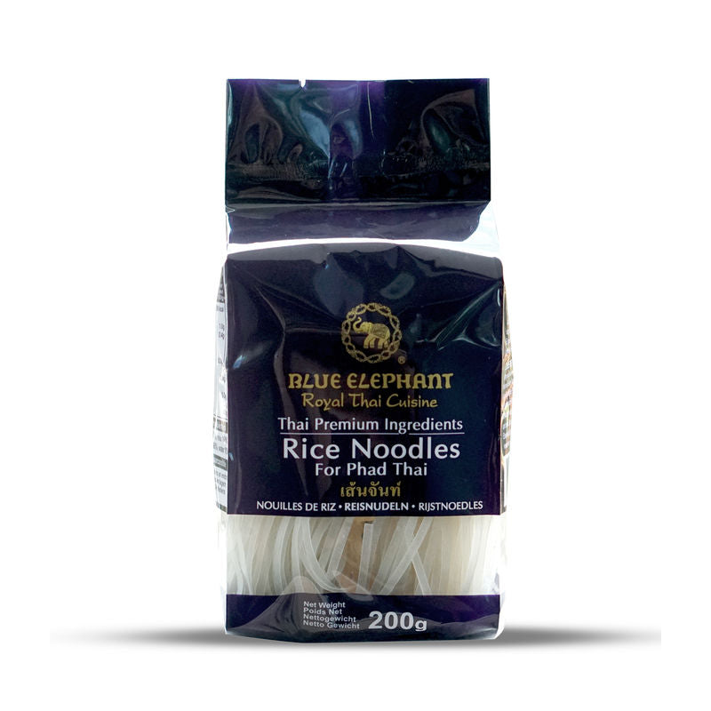 Blue Elephant Phad Thai Rice Noodle  - 4 X 50 G