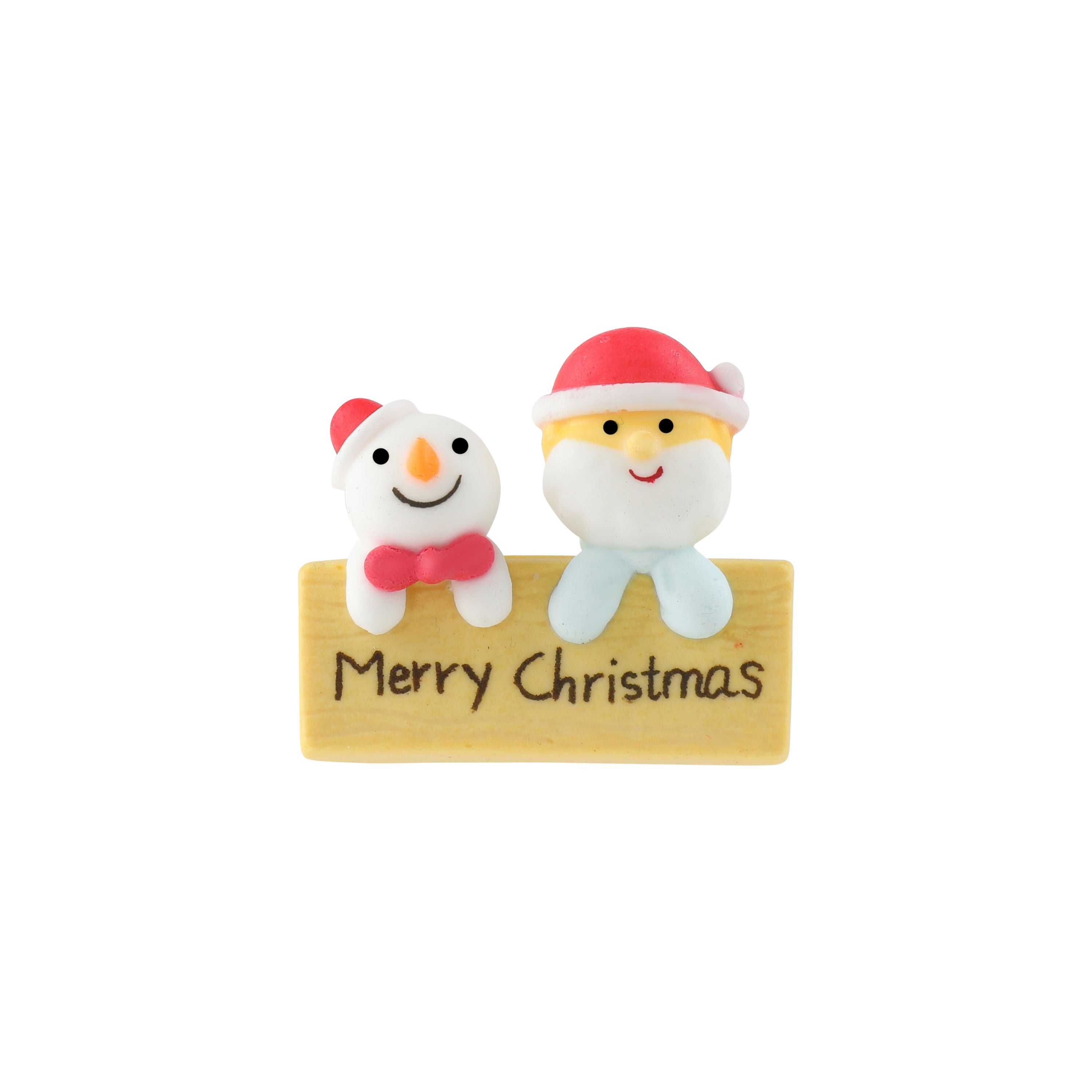 Redman Decor Icing Santa Snowman Small4.2X5.5Cm - 1 Pc