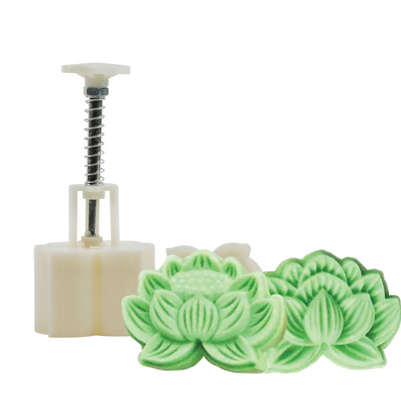 Redman Mooncake Mould Plastic Lotus 50G 2Pc  - 1 Pc