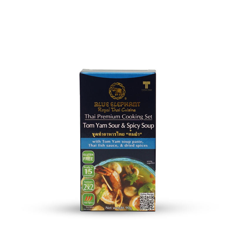 Blue Elephant Tom Yam Soup Cooking Set  -  90 G