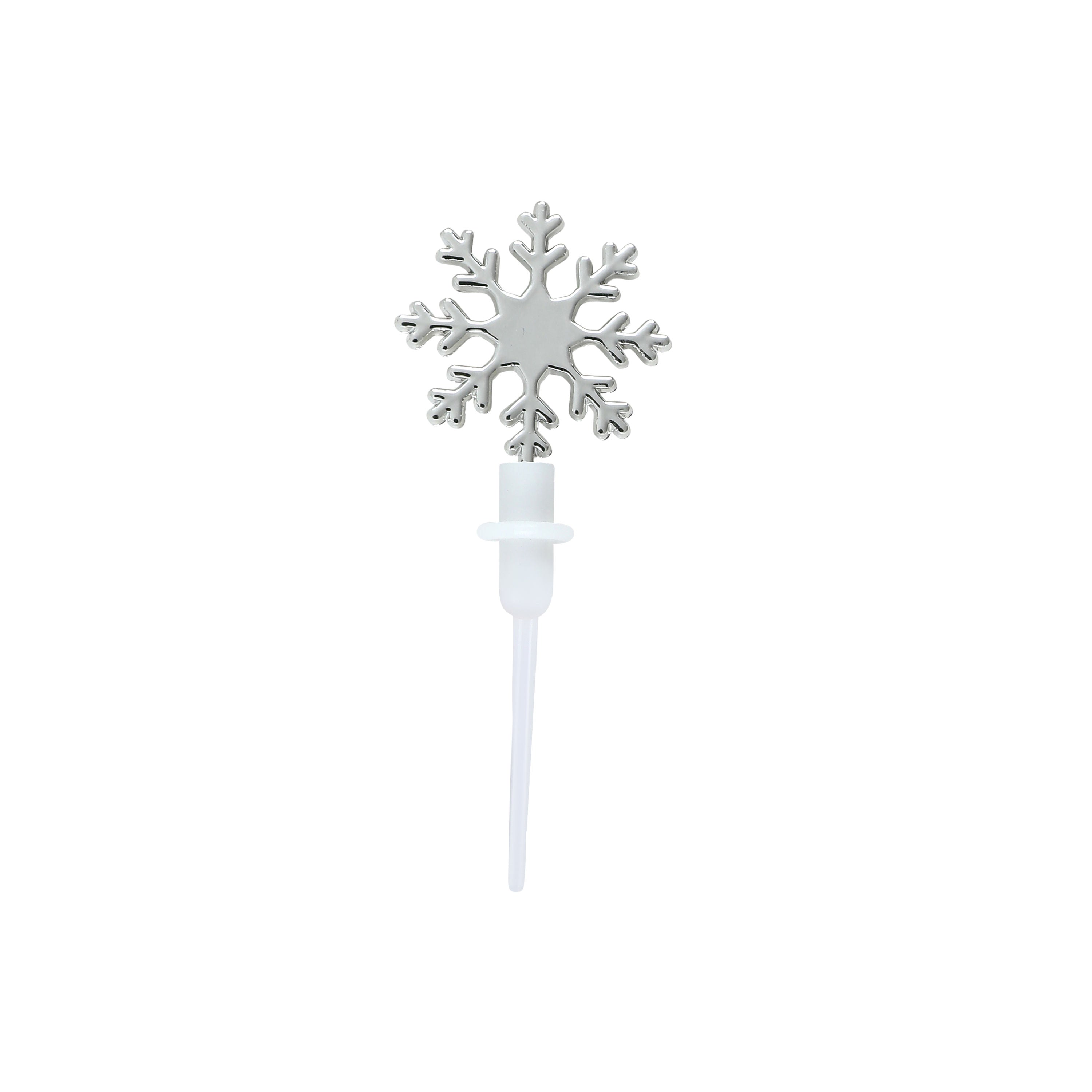 Redman Decor On Pick X'Mas Snowflake 7.5X3Cm - 1 Pc