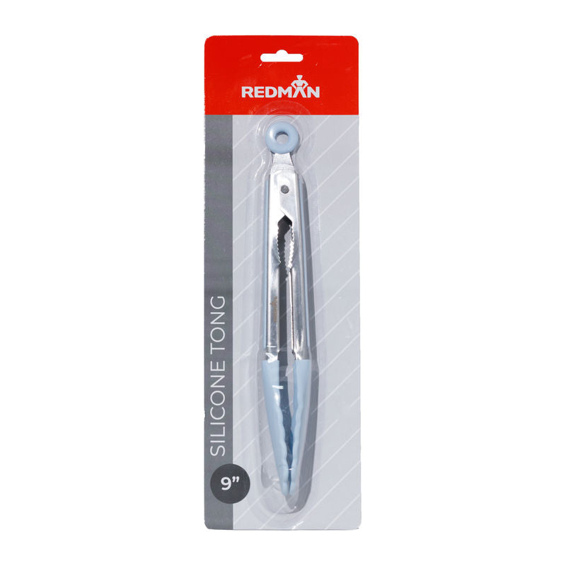 Redman Silicone Tong 9" Pastel  - Blue