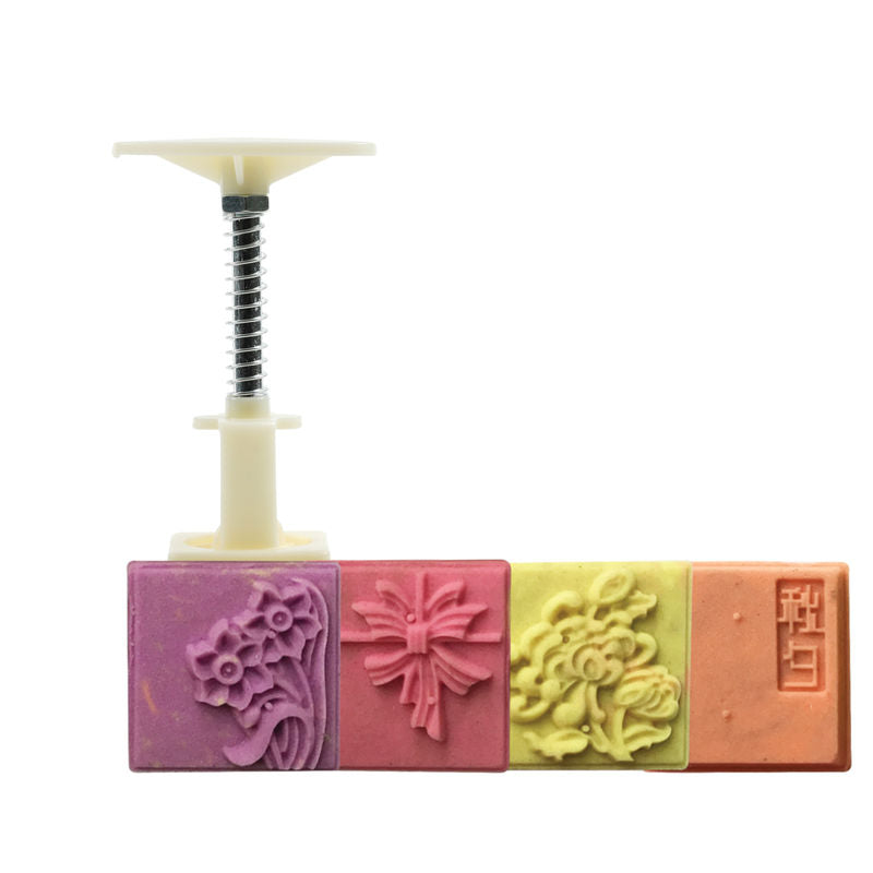 Redman Mooncake Pressed Mould Square Autumn 30G 4Pc  - 1 Pc